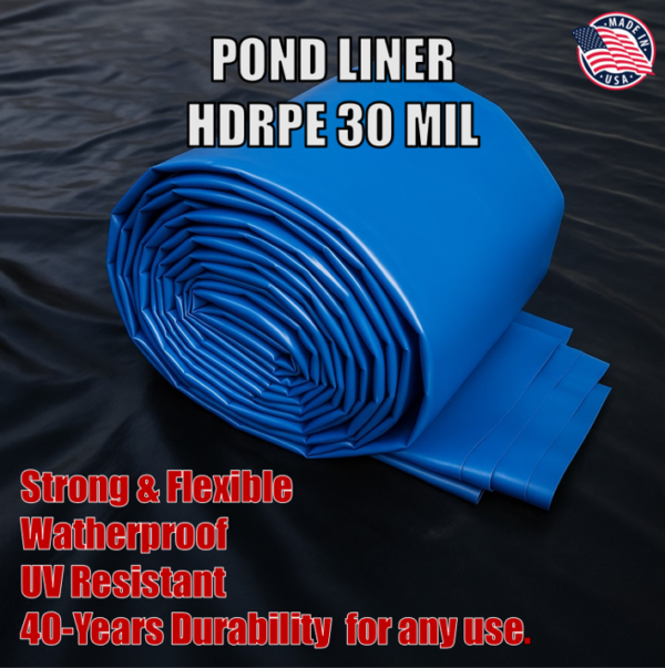 6x40 Basement waterproofing membrane HDRPE 30/40 years life, Free Shipping! - Image 3