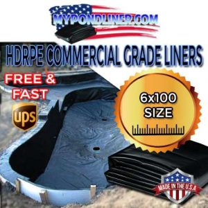 6x100 Basement waterproofing membrane HDRPE 30/40 years life, Free Shipping!